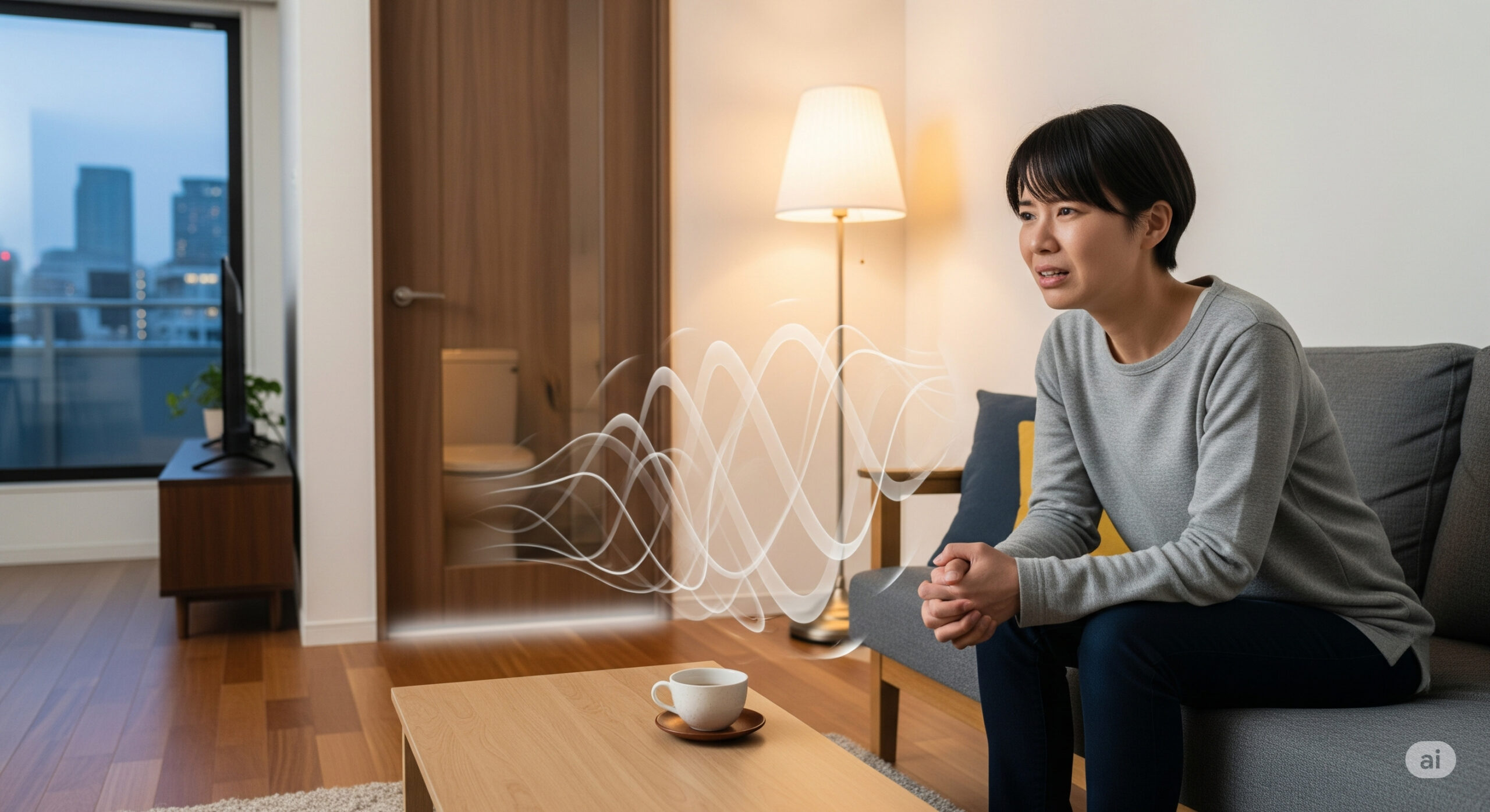 トイレの音はどれくらい聞こえますか？