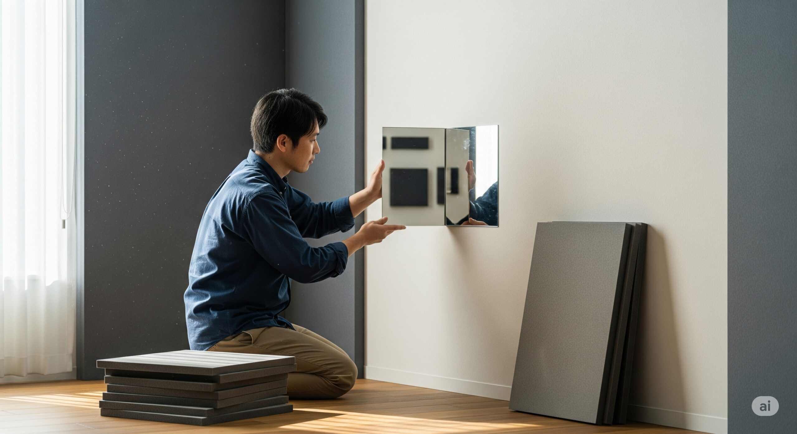 吸音材はどれくらい貼れば効果ある？