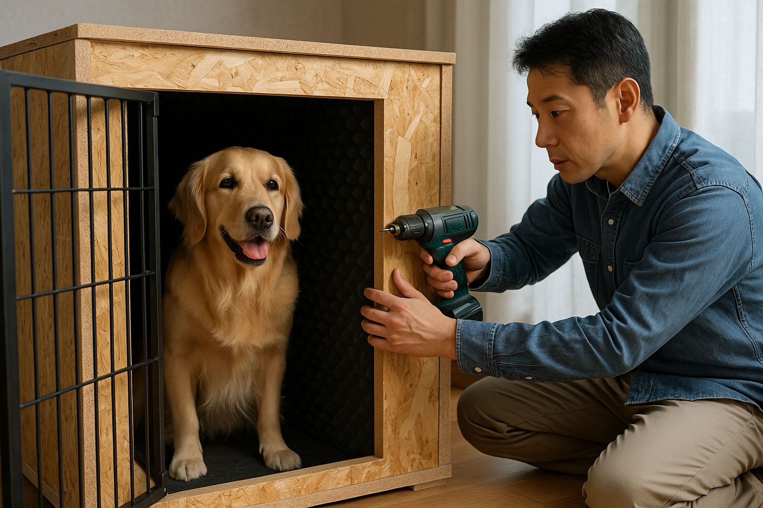 もう悩まない！犬の防音ケージを手作りして鳴き声問題を解決 | 元 