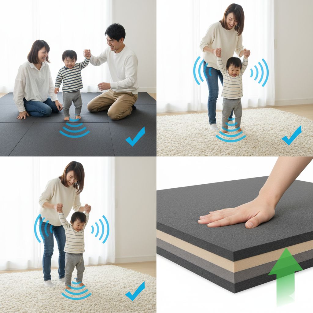 子供の足音に最強のマットは？