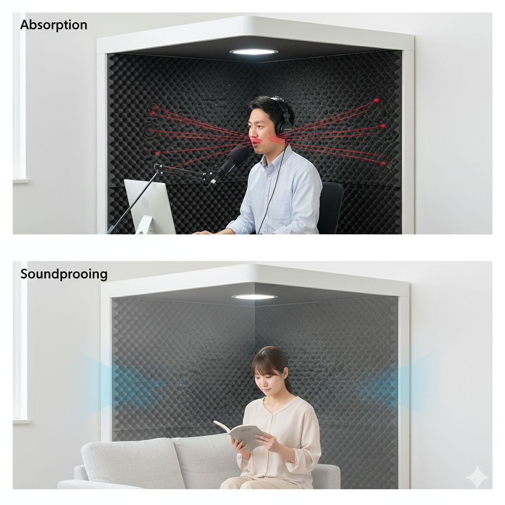 簡易防音ブースの基本的な仕組み