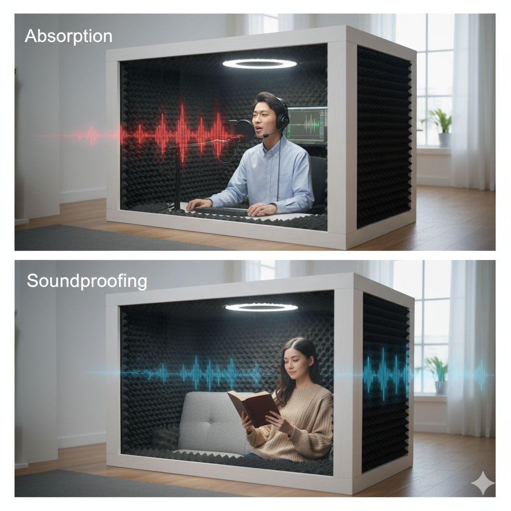 吸音材だけだと効果がない理由とは