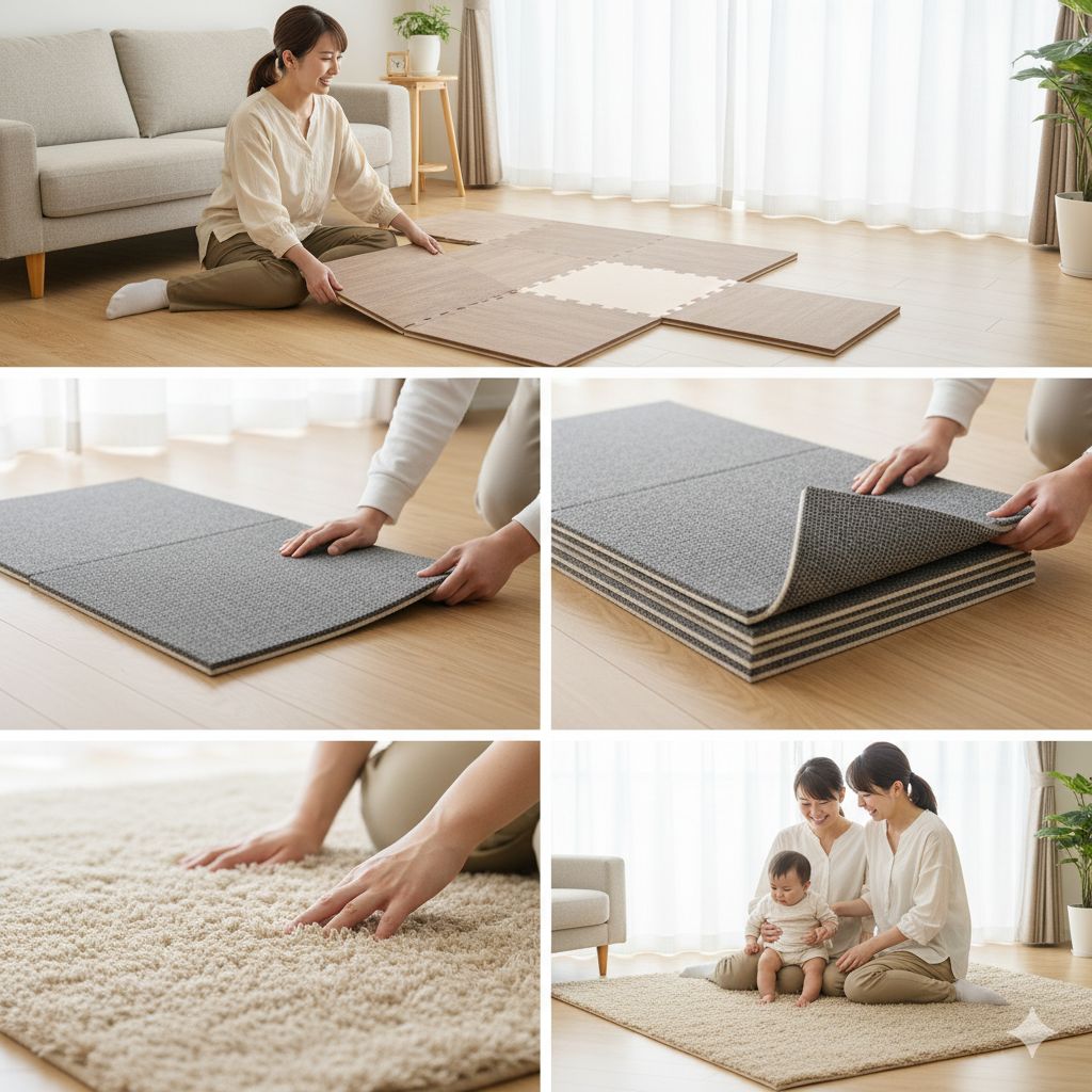 床に敷くだけ！ニトリの人気製品
