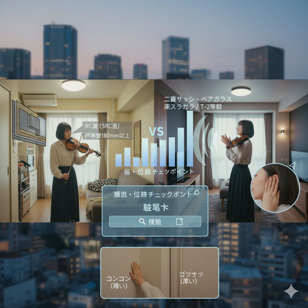 防音マンションの選び方と見分け方