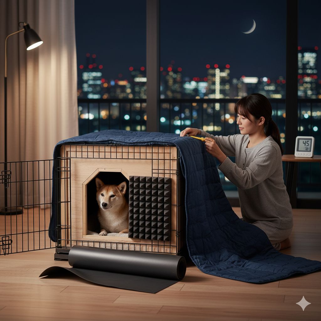 もう悩まない！犬の防音ケージを手作りして鳴き声問題を解決 | 元 