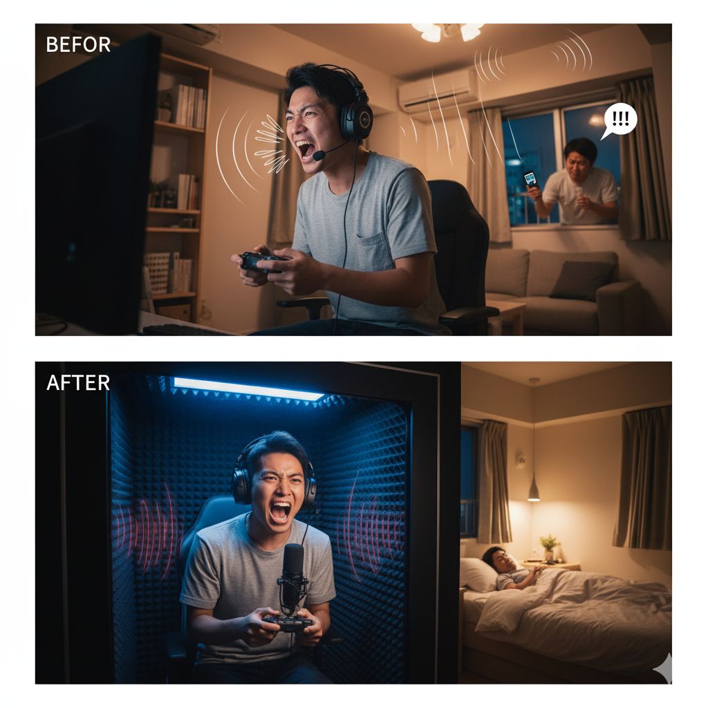 ゲーム用の簡易防音室の必要性