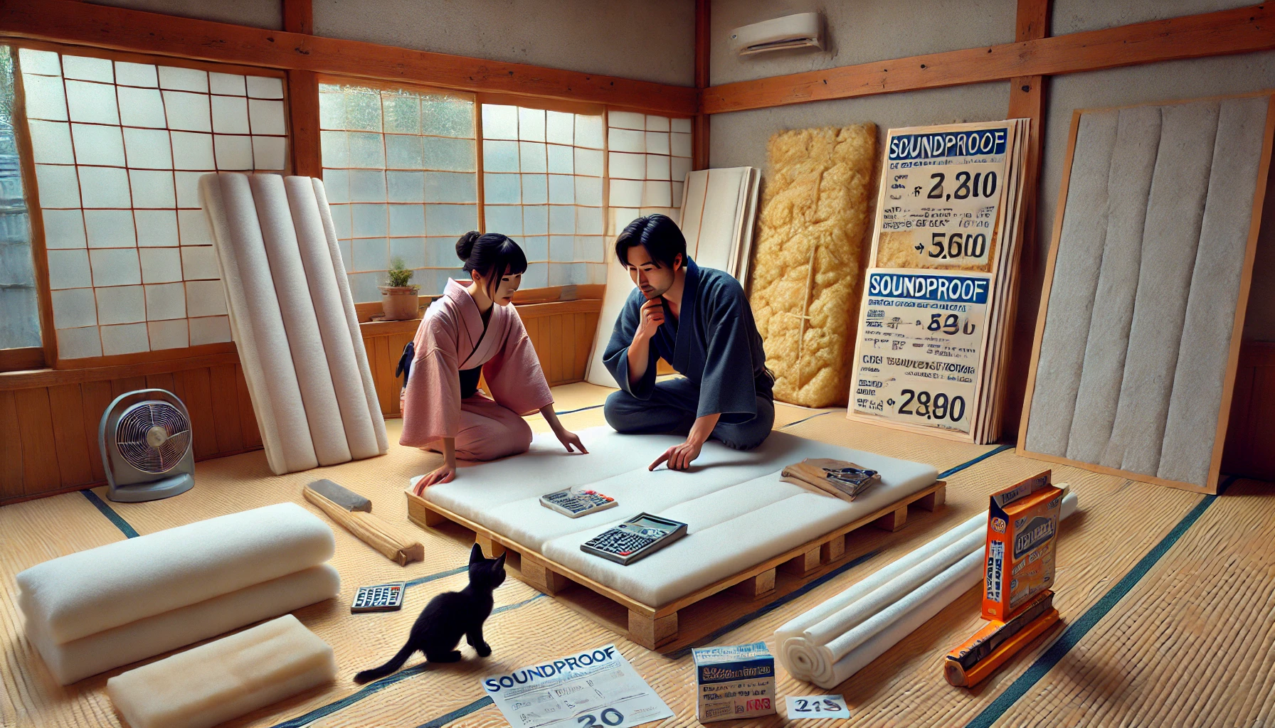 6畳の部屋を防音室にするにはいくらかかりますか？