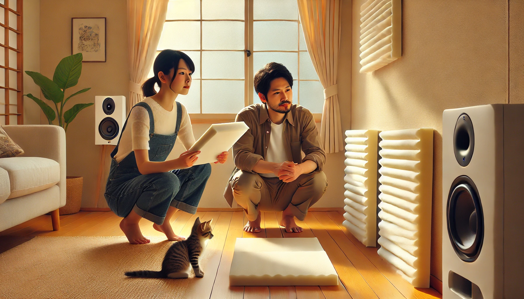 吸音材を少しだけ置くだけで効果はありますか？