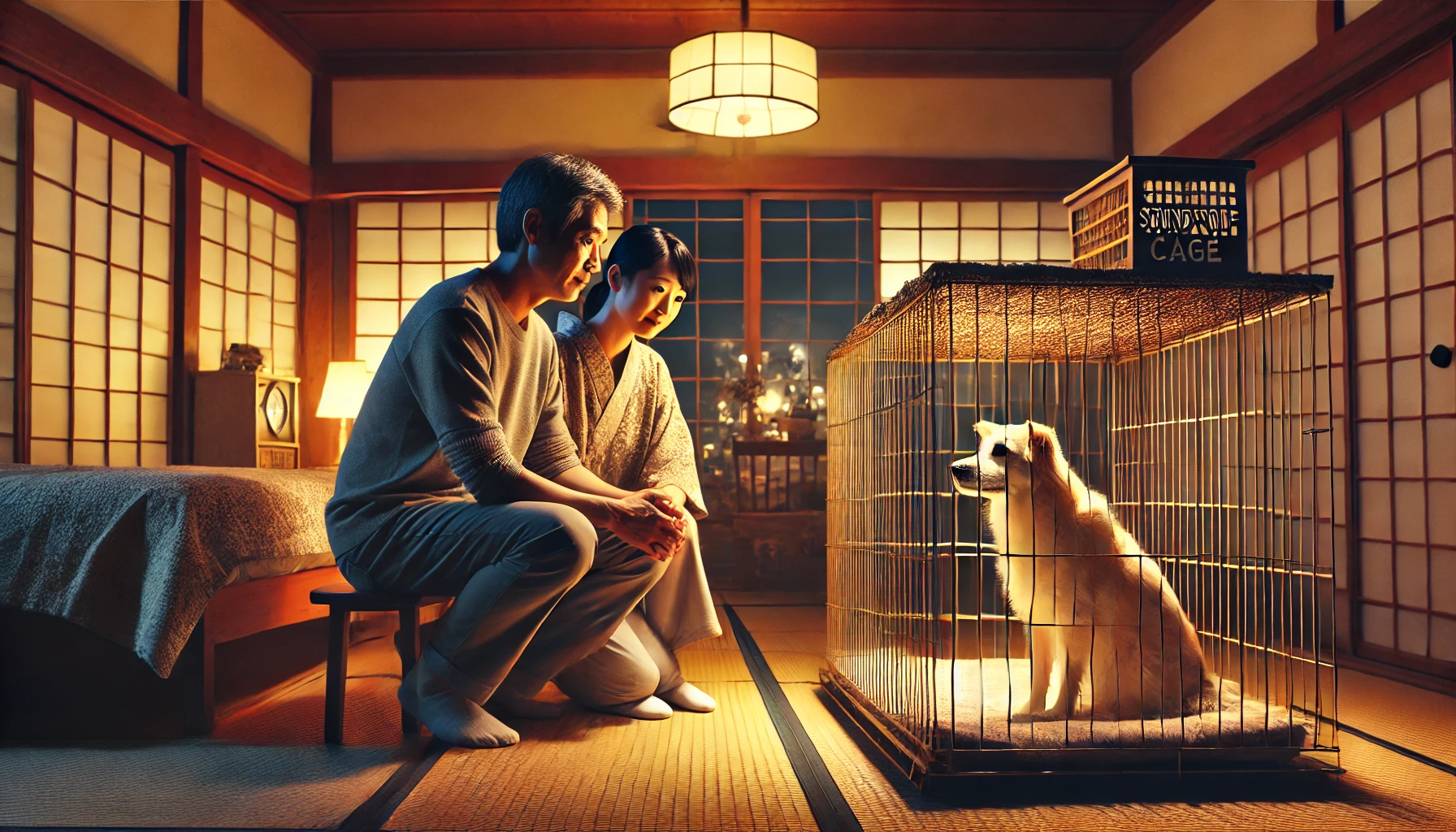 老犬夜鳴き防音ケージの必要性