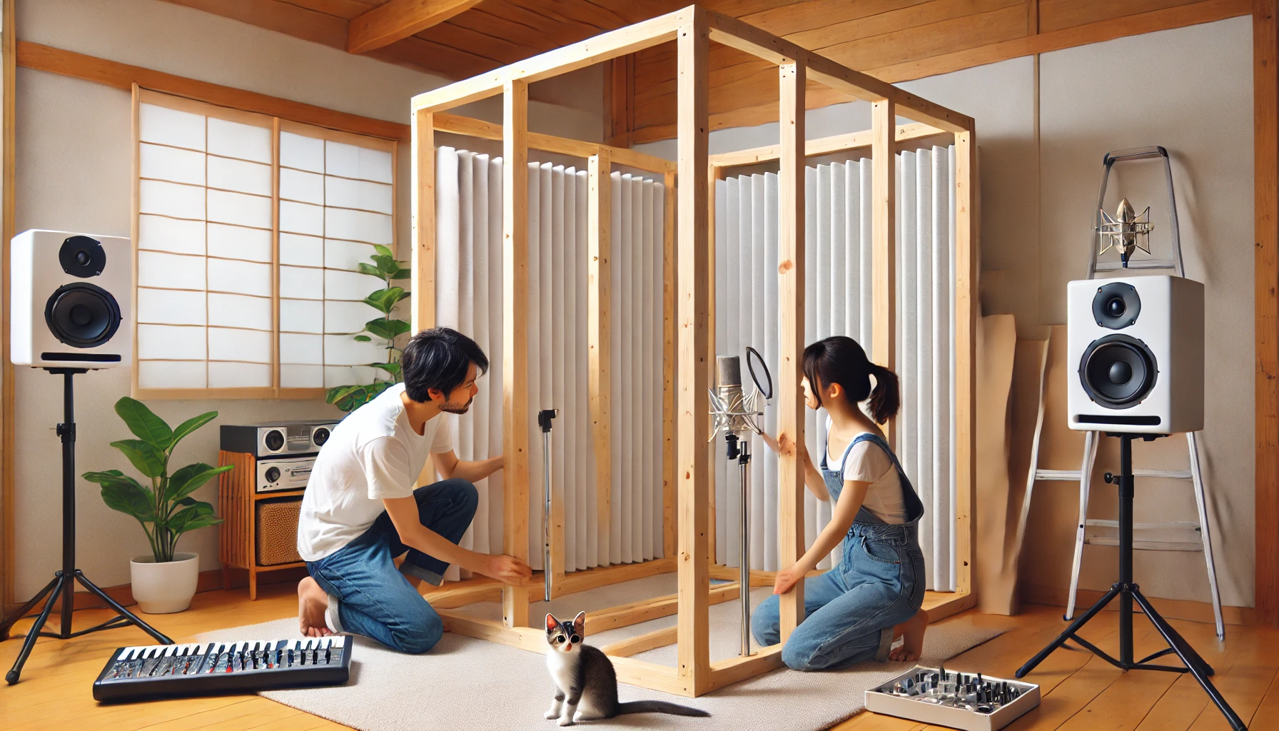 安い防音室の簡単な作り方