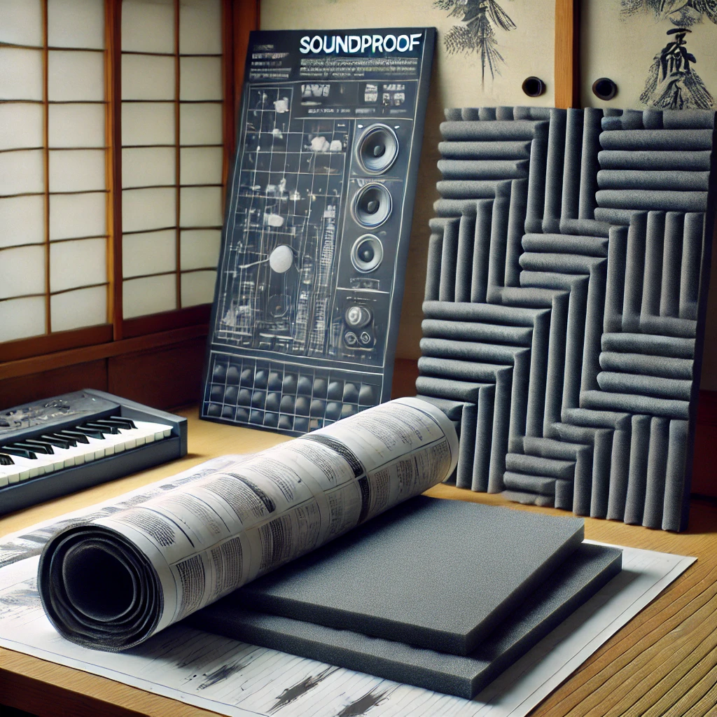 遮音シートと吸音材の正しい使い方