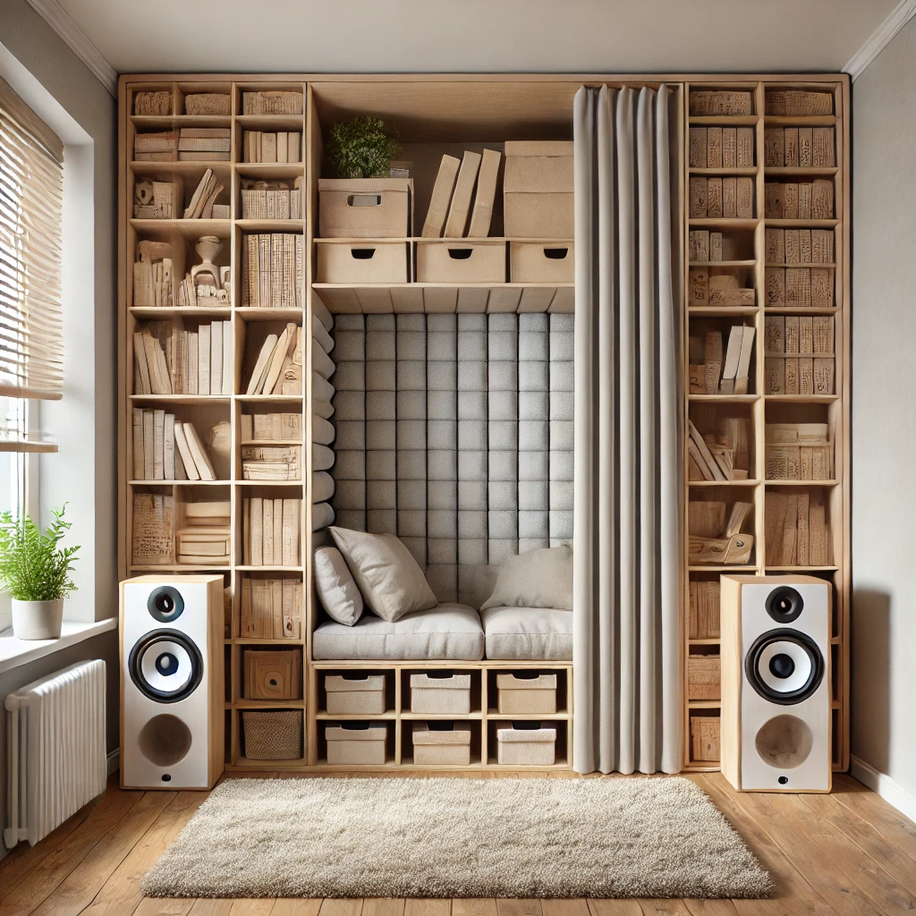賃貸でもできる家具での音響改善