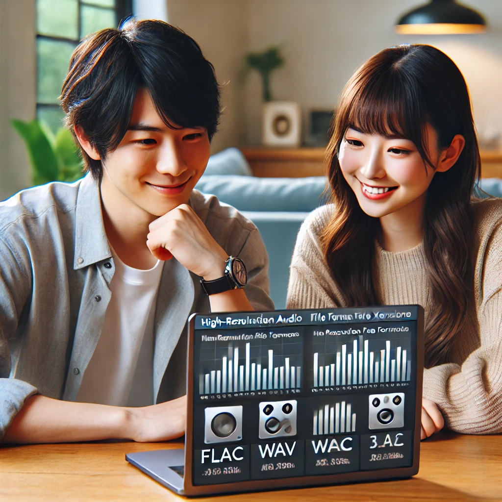 ハイレゾのファイル形式を比較