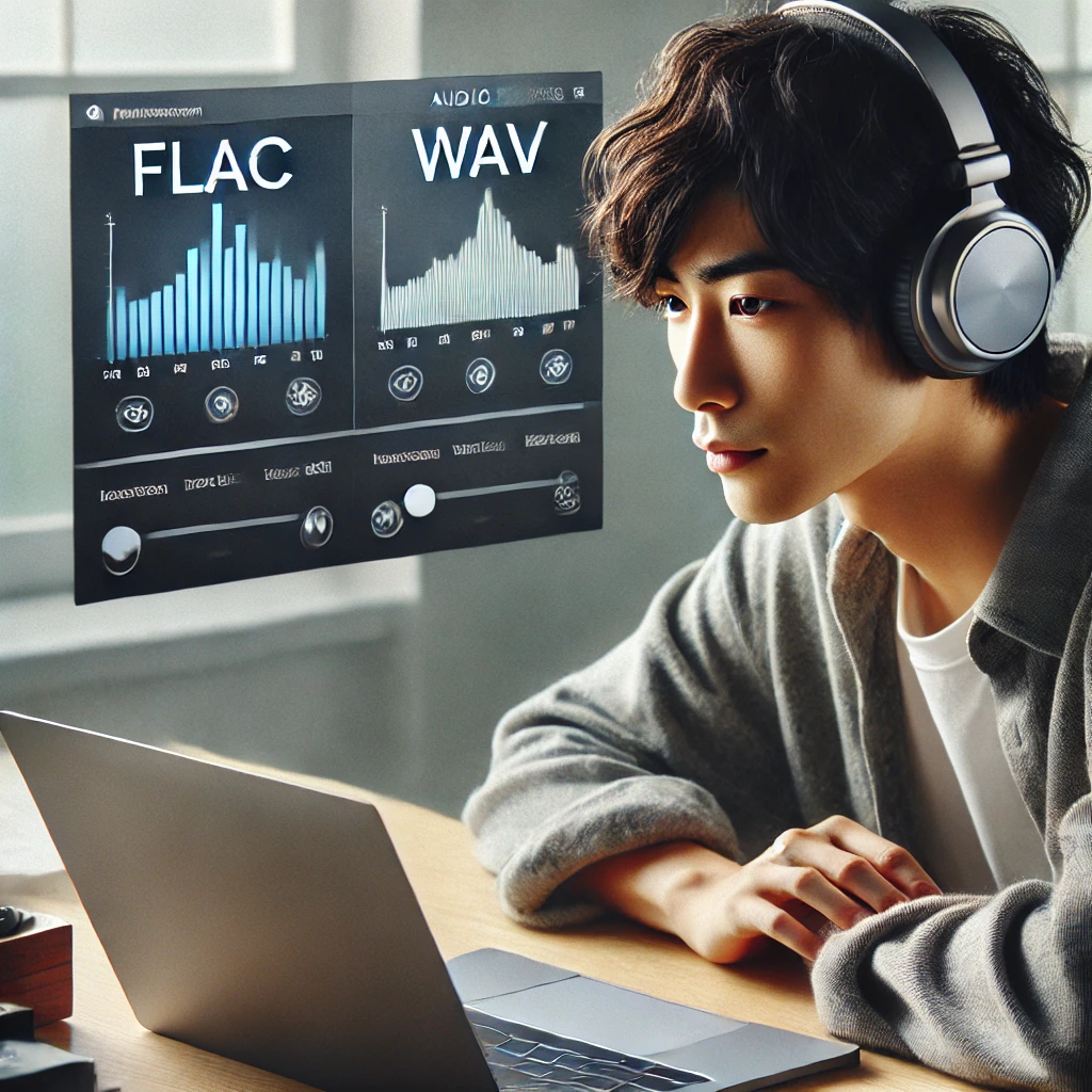 FLAC形式とWAV形式の特徴