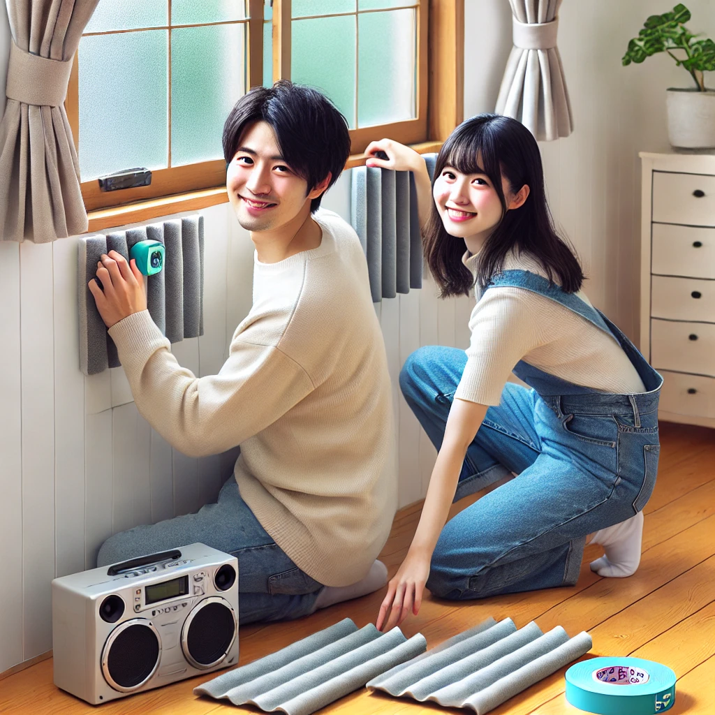 100均グッズ活用術と遮音シート