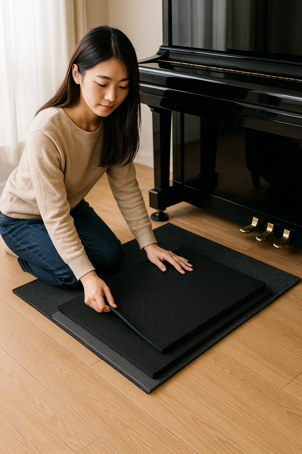 ピアノ防音におすすめのマット構成