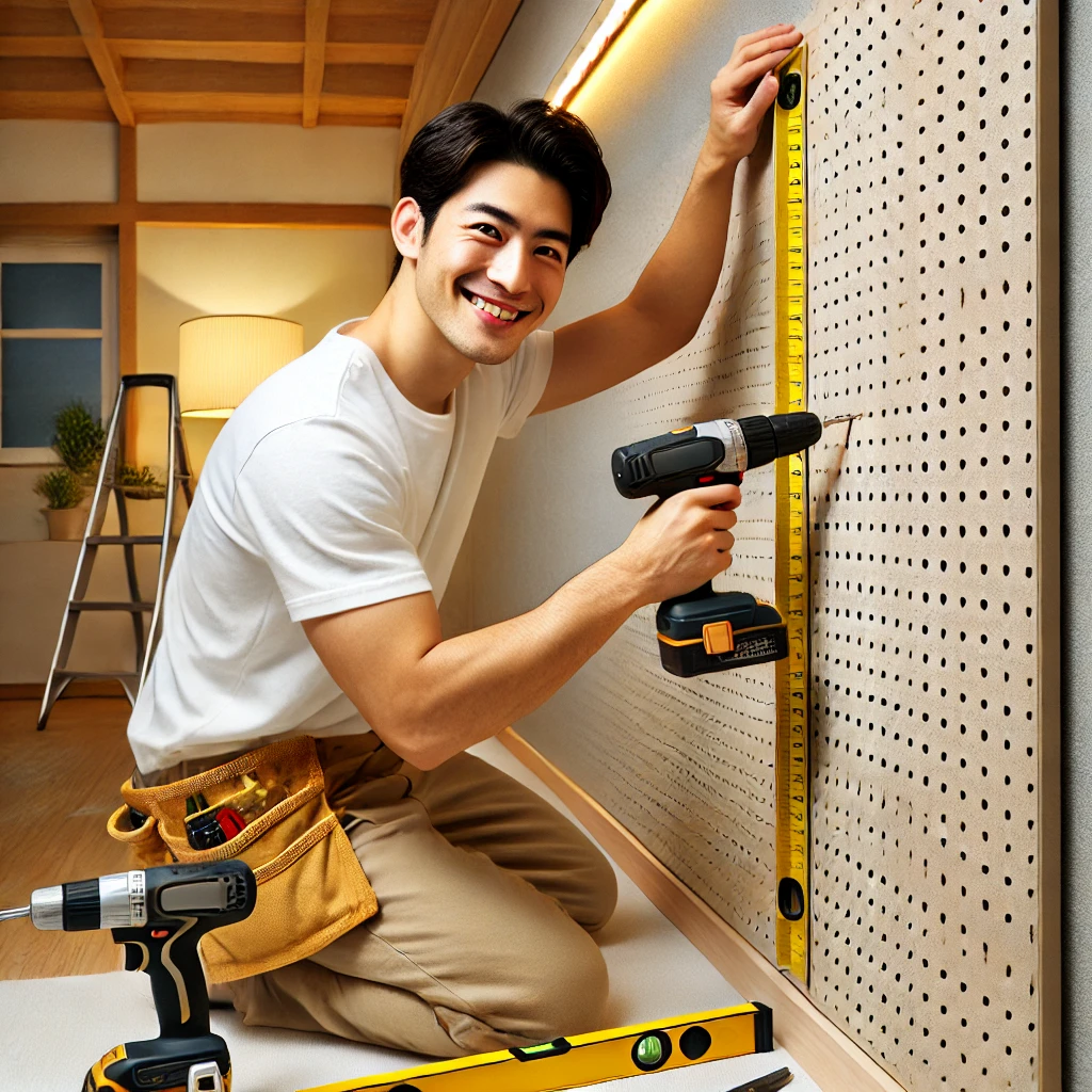 防音性能を高める有孔ボードのDIY施工術