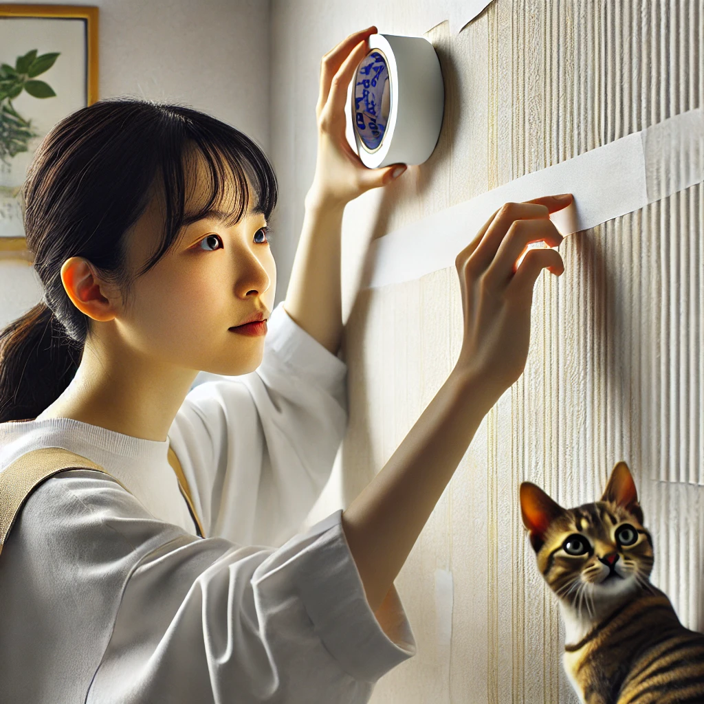 壁紙を守るテープを使った施工のコツ
