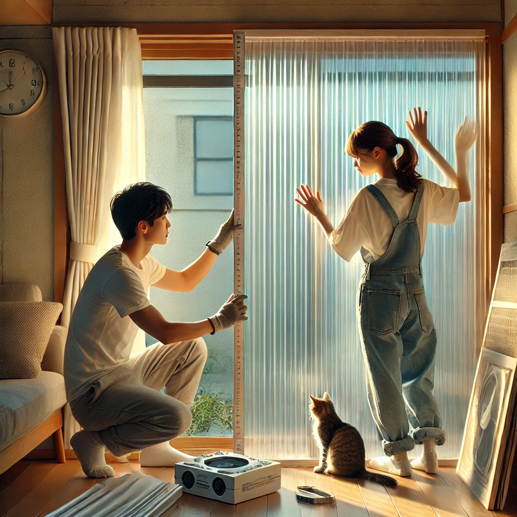 窓の防音対策にプラダンやパネルを使う