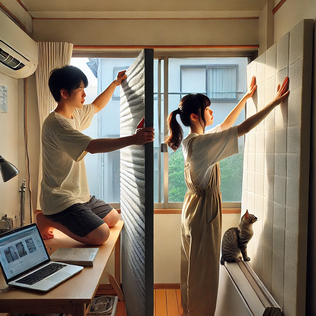 遮音シートと吸音材の違いと正しい施工法